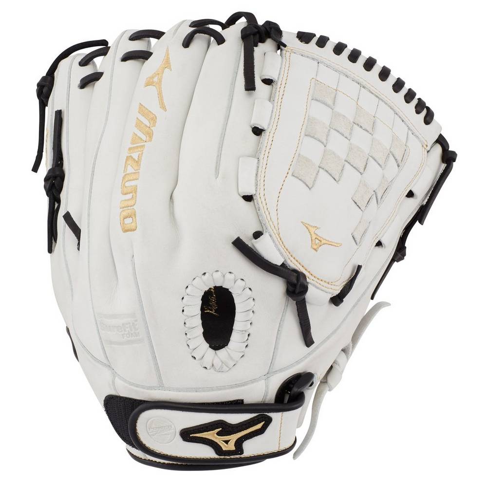 Mizuno MVP Prime Fastpitch 12" Női Kesztyű Fehér/Fekete EZR102569